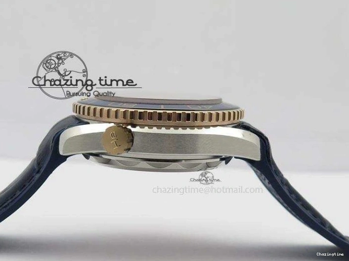 0513 GoodFit Seamaster Professional Chrono RG Blue Ceramic Blue Dial On Blue Gummy Strap A 8213